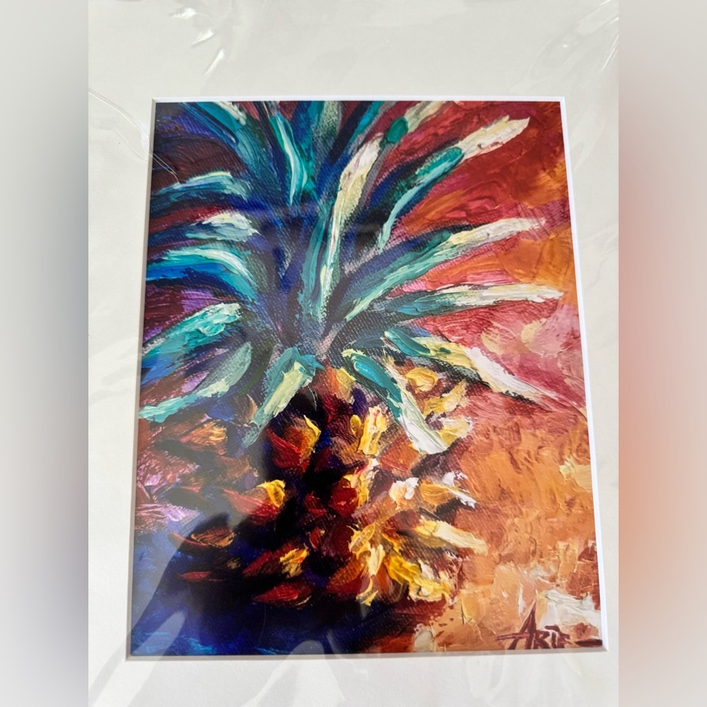 Ariel Quiroz Original Print “Sweet Maui Gold”